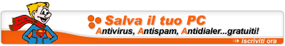 Salva il tuo PC: Casella eMail da 20 mega gratuita...pi�...ANTIVIRUS, ANTISPAM, ANTIDIALER...GRATIS!! Iscriviti gratuitamente...